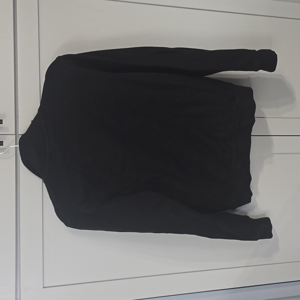 LACOSTE Black Quarter Zip Pullover Size M - Picture 5 of 5